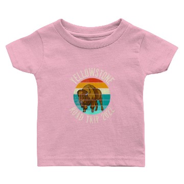 Discover Bison YStone Road Trip 2022 Baby T-shirts