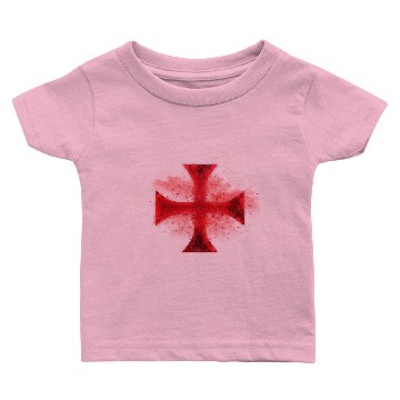 Discover Knights Templar Cross Pattée Design Baby T-shirts