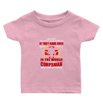 Discover Devil US Navy Corpsman DOC Badass Army Veteran Baby T-shirts