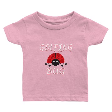 Discover Golfing Bug Funny Golf Ladybug Gift Baby T-shirts