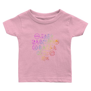 Discover Bratz Rainbow Names Stacked Baby T-shirts