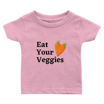 Discover Eat Your Veggies Baby T-shirts