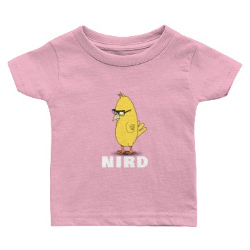 Discover Nird Bird Nerd Funny Nerd Baby T-shirts
