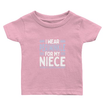 Discover Periwinkle Stomach Cancer Awareness Niece Baby T-shirts
