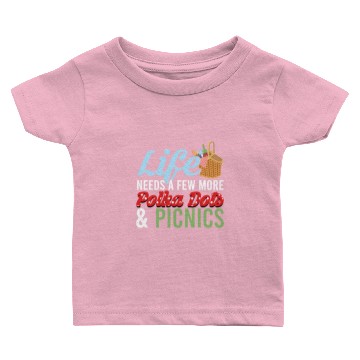 Discover polka dots and picnics Baby T-shirts