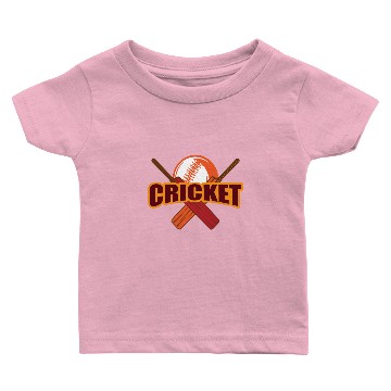 Discover Cricket Cricketer Baby T-shirts
