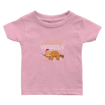 Discover Official Sloth Christmas Sleep Baby T-shirts
