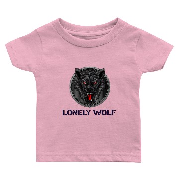 Discover Lonely wolf Baby T-shirts