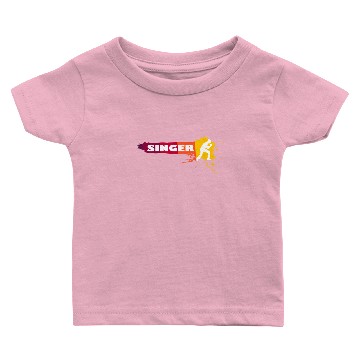 Discover Creative Singer Gift Idea Baby T-shirts
