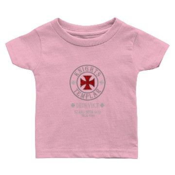 Discover Deus Vult Knights Templar Crusader Cross 1095 Baby T-shirts