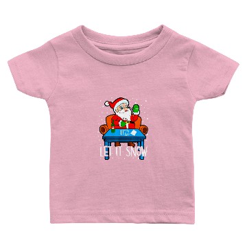 Discover Let It Snow Santa Cocaine Baby T-shirts
