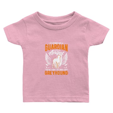 Discover Greyhound Guardian Angel British Baby T-shirts