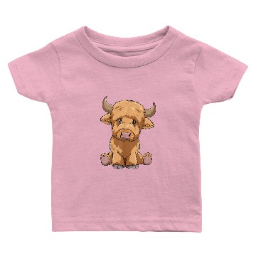 Discover Cute Scottish Highland Cow Scotland Lovers Baby T-shirts
