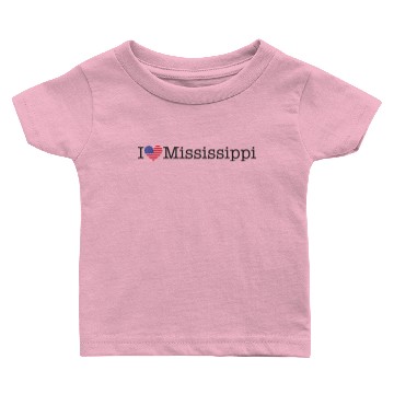 Discover I love Mississippi Baby T-shirts