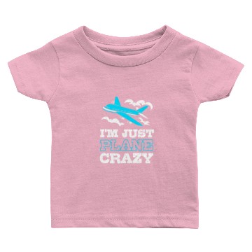 Discover Air Traffic Controller Im Just Plane Crazy Baby T-shirts