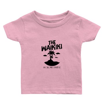 Discover Waikiki Hello Summer Beach Lovers Baby T-shirts