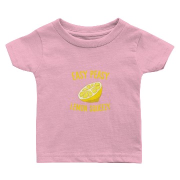 Discover Easy Peasy Lemon Squeezy Funny Lemons Summer Baby T-shirts