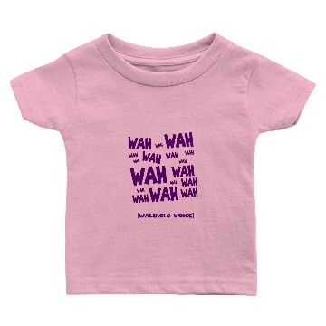 Discover Waluigi Voice Wah Baby T-shirts
