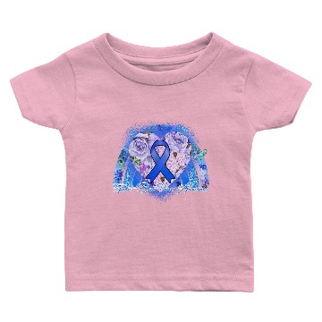 Discover Epstein-Barr Virus Awareness blue ribbon Baby T-shirts