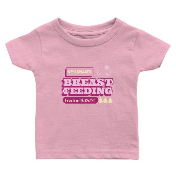 Discover Breastfeeding Baby T-shirts