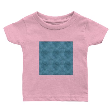 Discover Blue Ornamental Batik Pattern Baby T-shirts