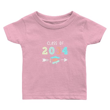 Discover School graduation senior class 2034 Baby T-shirts