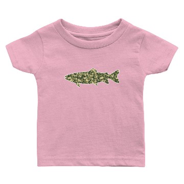 Discover Camo Trout Baby T-shirts