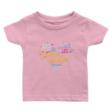 Discover Mental Health Awareness Gifts Depression Baby T-shirts