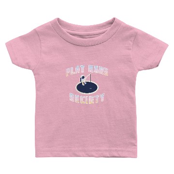 Discover Flat Mars Society Flat Earth Gift humor Baby T-shirts