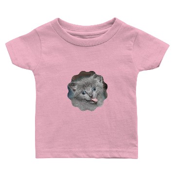 Discover Cute Goofy looking kitten Baby T-shirts