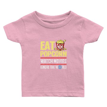 Discover Popcorn Machine Movie Snack Maker Baby T-shirts