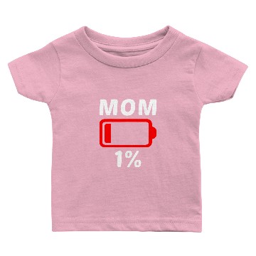 Discover Tired Mom Low Battery Baby T-shirts Women Mothers Day Gif Baby T-shirts