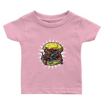 Discover Delicious BIG BUG BURGER - Insect Burger Gift Idea Baby T-shirts