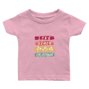 Discover Long Beach California Chalk Baby T-shirts