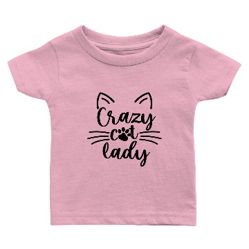 Discover Crazy Cat Lady Paw Baby T-shirts