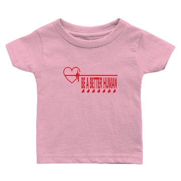 Discover Be A Nice Human Baby T-shirts