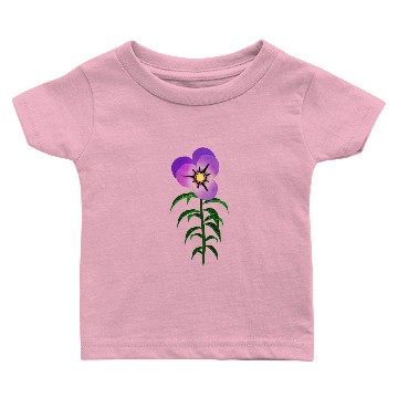 Discover Magic Violet Flower Baby T-shirts