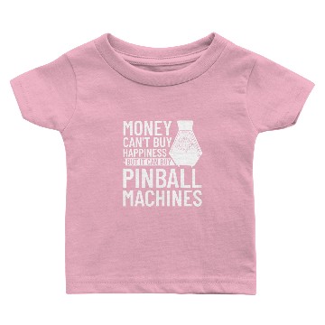 Discover Pinball Machine Game Virtual Player Baby T-shirts