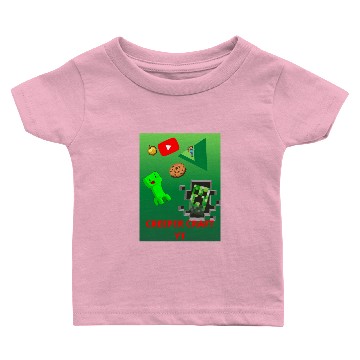 Discover Creeper Craft Sticker Baby T-shirts