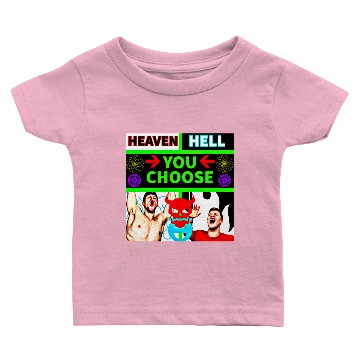 Discover HEAVEN HELL - YOU CHOOSE Baby T-shirts