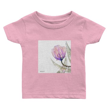 Discover Tulip | Floral Poster Baby T-shirts