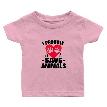 Discover DOG RESCUE ANIMAL RIGHTS RESCUE DOG ADOPTION Baby T-shirts