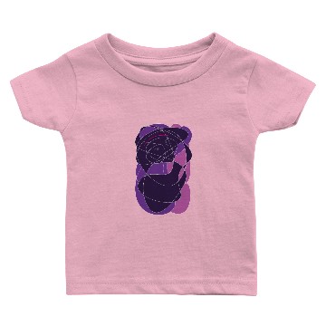 Discover Miss Violet Lines Baby T-shirts