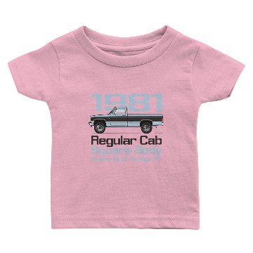 Discover 1981 Light Blue and Black Baby T-shirts