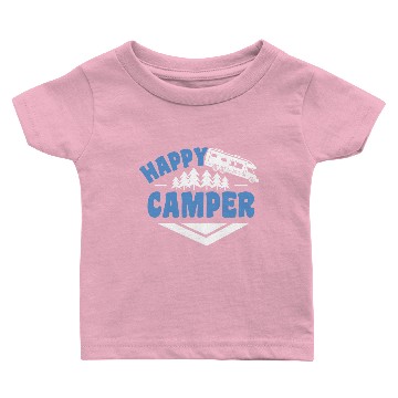 Discover Happy Camper Baby T-shirts