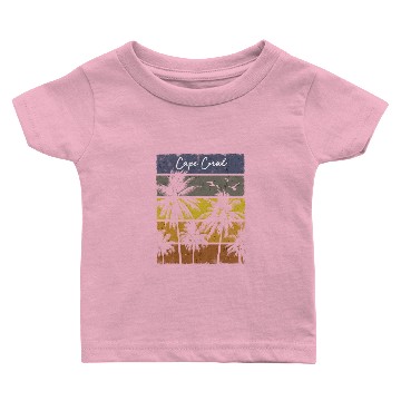 Discover Cape Coral Florida Palm Tree Baby T-shirts