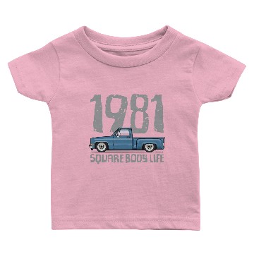 Discover 1981 Square Body Life Blue Baby T-shirts