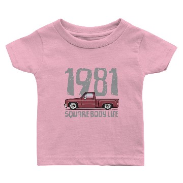 Discover 1981 Square Body Life Carmine Baby T-shirts