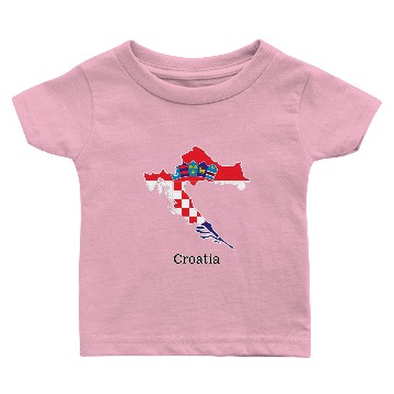 Discover Flags and countries Croatia Baby T-shirts
