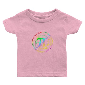 Discover 3-14 Pi Math Teacher Happy Pi Day Baby T-shirts